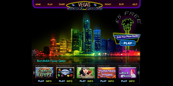 Vegas Mobile Casino Games