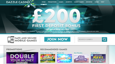 Enjoy 20 Free Spins Dazzle Casino Games