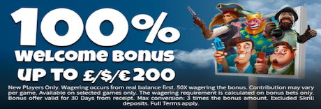 deposit match welcome bonus jackpot